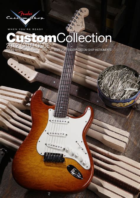 fender custom shop price list.